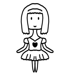 Fototapeta premium girl png