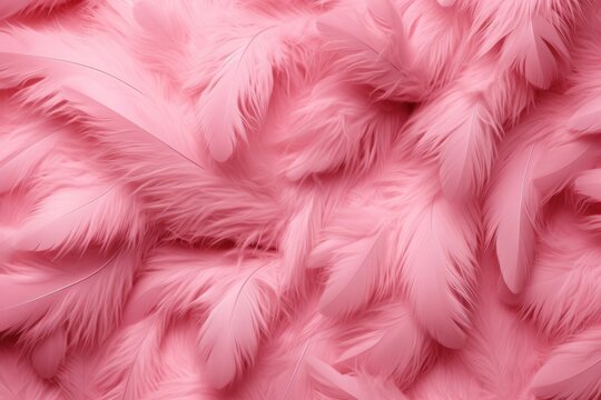 Beautiful pink feathers as the background © Angus.YW