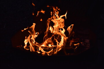 Bonfire in the summer2