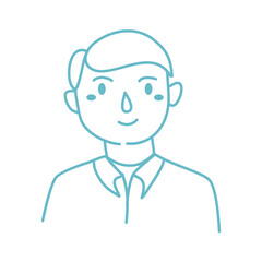 illustrated people avatars icon