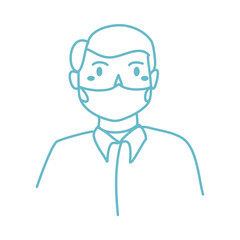 illustrated people avatars design