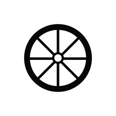 Fototapeta premium wheel logo icon