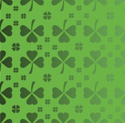 Digital png illustration of green shamrocks on transparent background