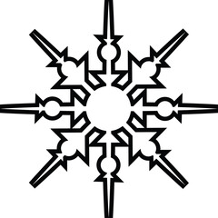 Fototapeta premium Digital png illustration of christmas decoration on transparent background