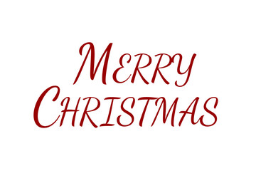 Digital png illustration of happy christmas text on transparent background