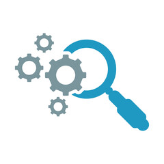 Search Engine Optimization Flat Colorful Icon Isolate On White Background Vector Illustration