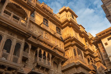 Jaisalmer, Rajasthan, India - 16 th October 2019 : Patwon Ki Haveli , Mansion of Brocade Merchants,...