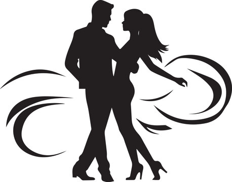 Dancing Couple Silhouette Images – Browse 82,350 Stock Photos, Vectors