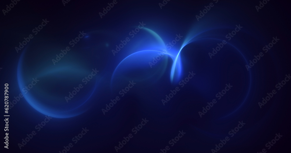 Wall mural 3d rendering abstract fractal light background