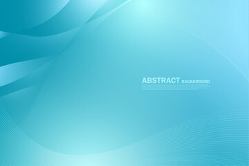 Vector Modern Style Bright Blue Color Background