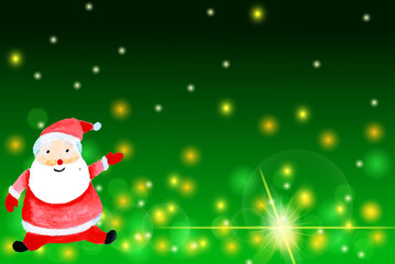 Happy New Year and Merry Christmas! Can be used as a postcard, internet banner or flyer.  Illustration has space for text , copy space