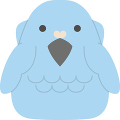 Bird icon, Animal simple cartoon style.