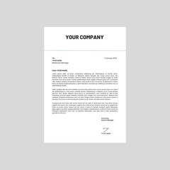 modern business letterhead in abstract design,                            
         