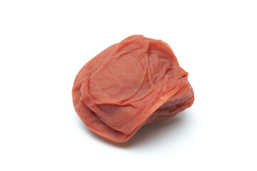 白背景の梅干し