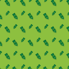 Digital png illustration of green st patrick on transparent background