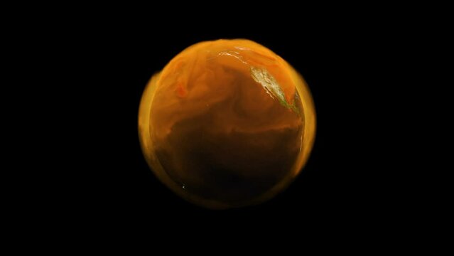Time lapse animation of Global Atmospheric Carbon Dioxide CO2 global warming cause . Elements of this image furnished by NASA