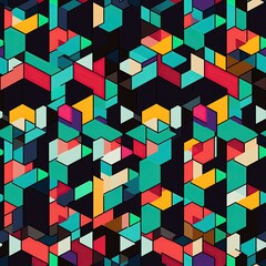 Trendy Geometric Patterns: Vibrant Abstractions
This collection title highlights the key features of your pattern collection, emphasizing the trendy nature of the designs and the use of vibrant color.