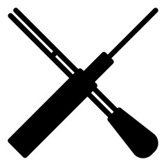 Cane Pole glyph icon