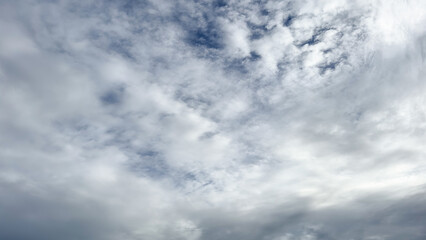 The sky is covered with clouds. It's about to rain.