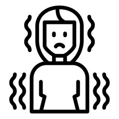 Vaccine line icon