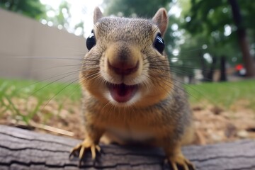 a cute squirrel