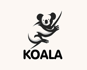 perch koala art logo icon symbol design template illustration inspiration © ShiipArts
