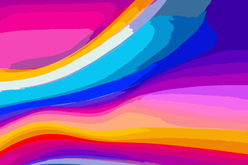 Trendy simple fluid color gradient abstract background