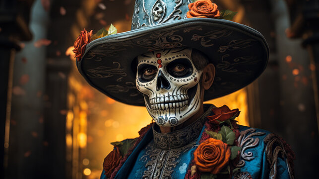 Mexican Day of the Dead Zombie
