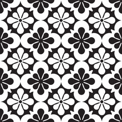 Fototapeta premium seamless pattern with flowers