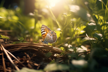  Butterflies in nature, national geography, Wide life animals. AI Generated.
