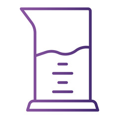 graduated cylinder icon