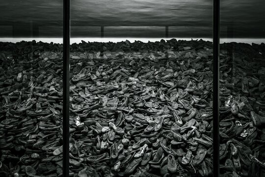 OSWIECZIM, POLAND - MAY 22, 2023: Concentration camp Auschwitz in Poland