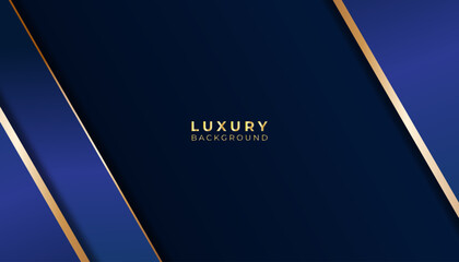 luxury blue and gold background vector illustration