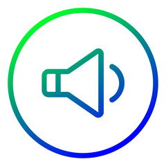 speaker icon button
