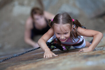 rock climbing