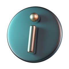 Information 3D Icon