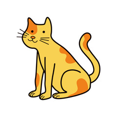Cat Doodle Illustration