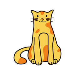 Cat Doodle Illustration