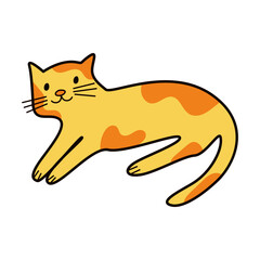 Cat Doodle Illustration