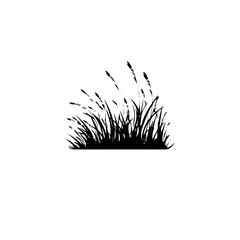 grass silhouette illustration 