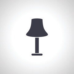 Desk lamp icon. table lamp icon