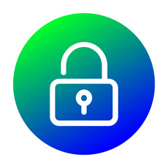lock icon button
