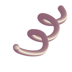 Obraz premium Abstract Line 3D Gradient