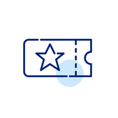 Bonus points coupon. Customer loyalty membership. Rewards and payouts program. Pixel perfect, editable stroke icon