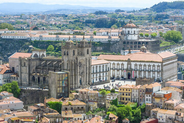 Fototapeta premium Panoramic view of the Porto Cathedral