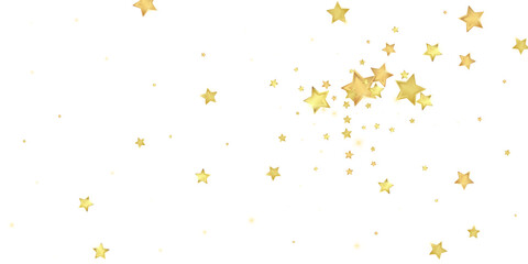 Magic stars vector overlay.  Gold stars scattered