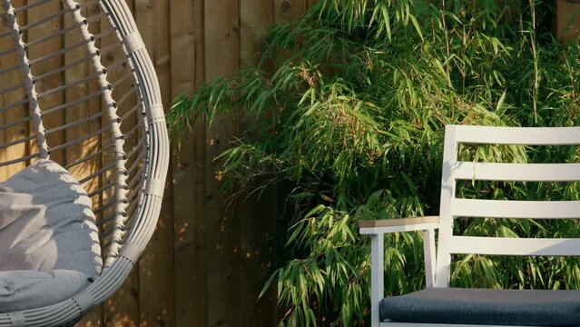 Summer garden scene