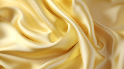 Fototapeta premium Yellow pastel silk premium background 