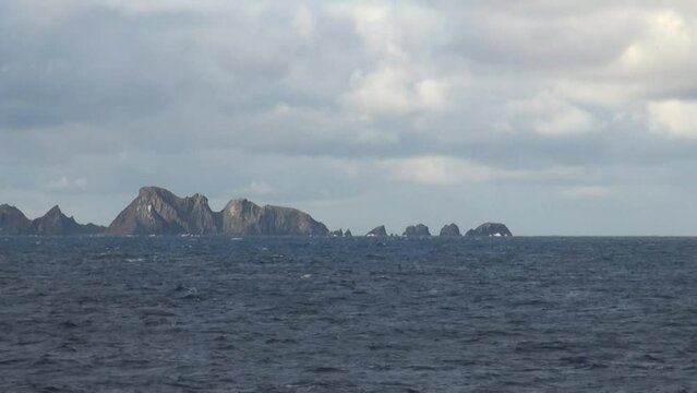 Cruising Cape Horn on Hornos Island, Tierra del Fuego, Chile, South America