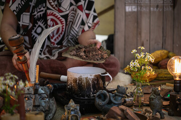 Cacao Ceremony. Experience and receive with the medicine of the heart.
